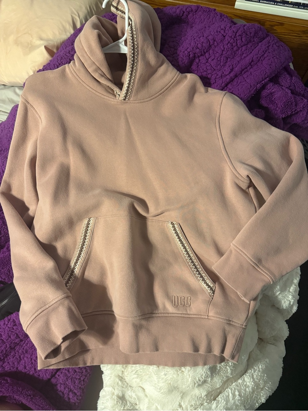 UGG women’s pink tasman hoodie sweatshirt size m